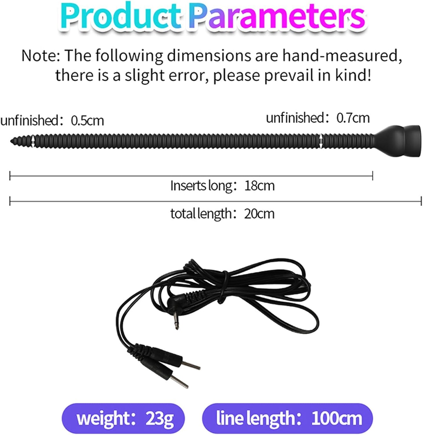 Electro Stim Urethral Sound Anal Plug with Customizable Electronic Pulse Modes