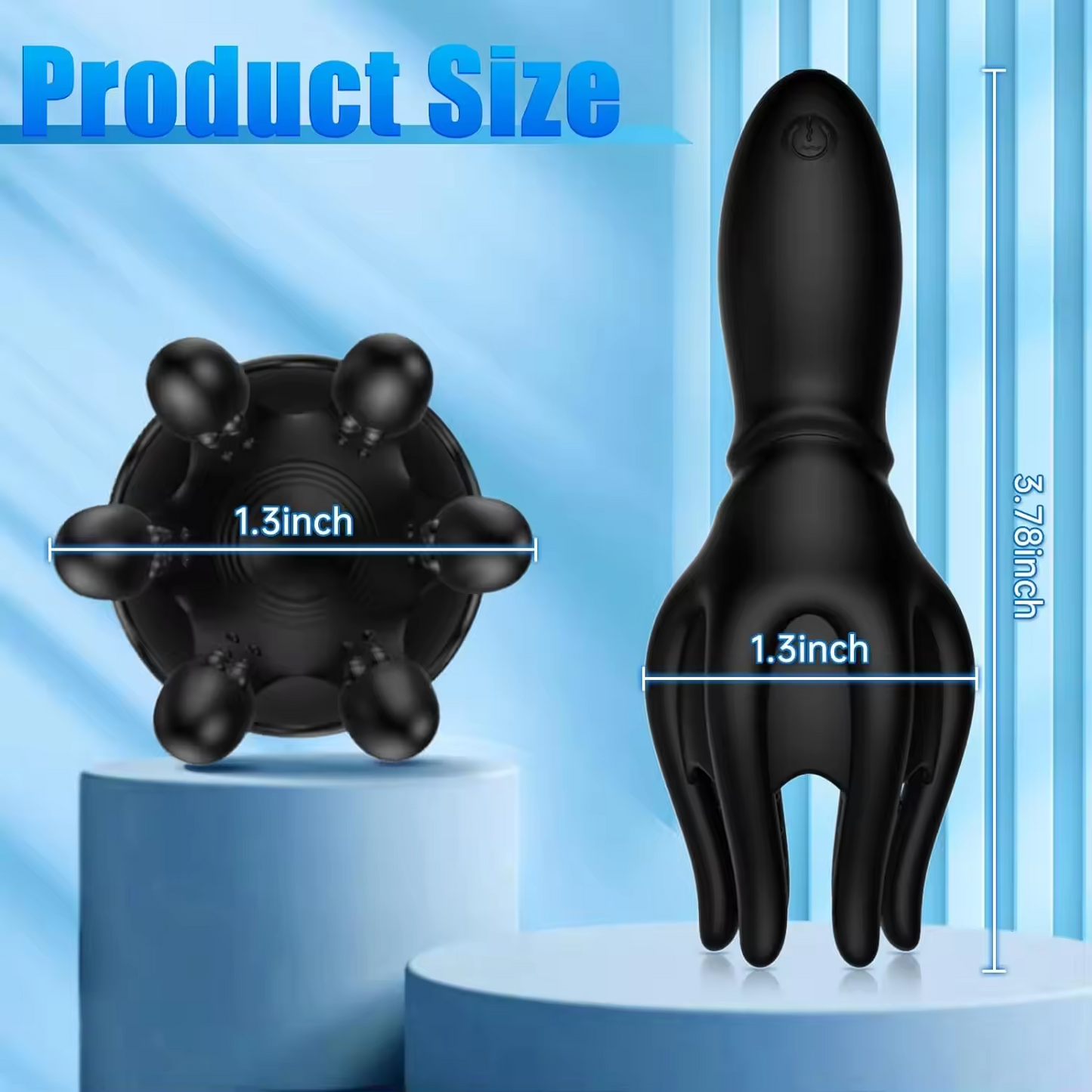 Octopus Glans Trainer Penis Massage Male Masturbator with 10 Vibration Modes