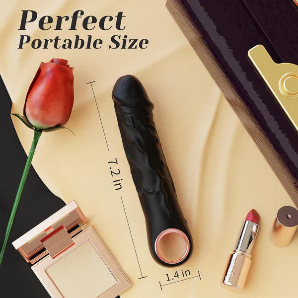 2 IN 1 Anal Vibrator Dildo Prostate Massager Butt Plug with 10 Vibration Modes