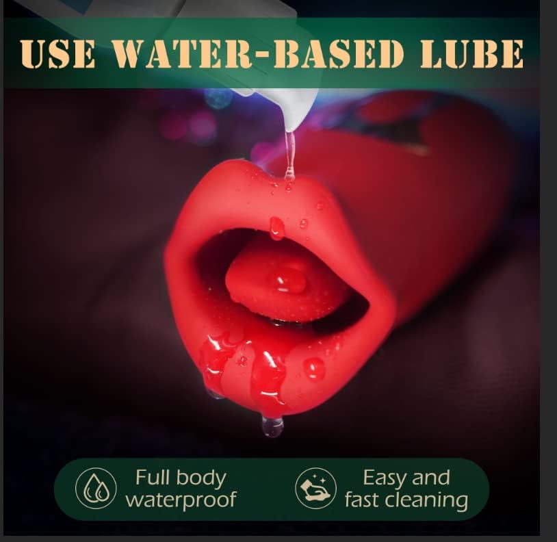 Vibromasseur électrique féminin 2 en 1 avec 10 modes de vibration et 10 modes French Kissing