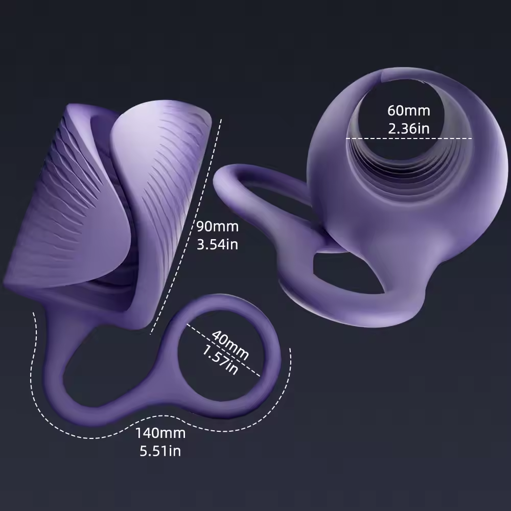 Electric Penis Trainer Vibrator Glans Stimulator Massager with 10 Vibration Modes