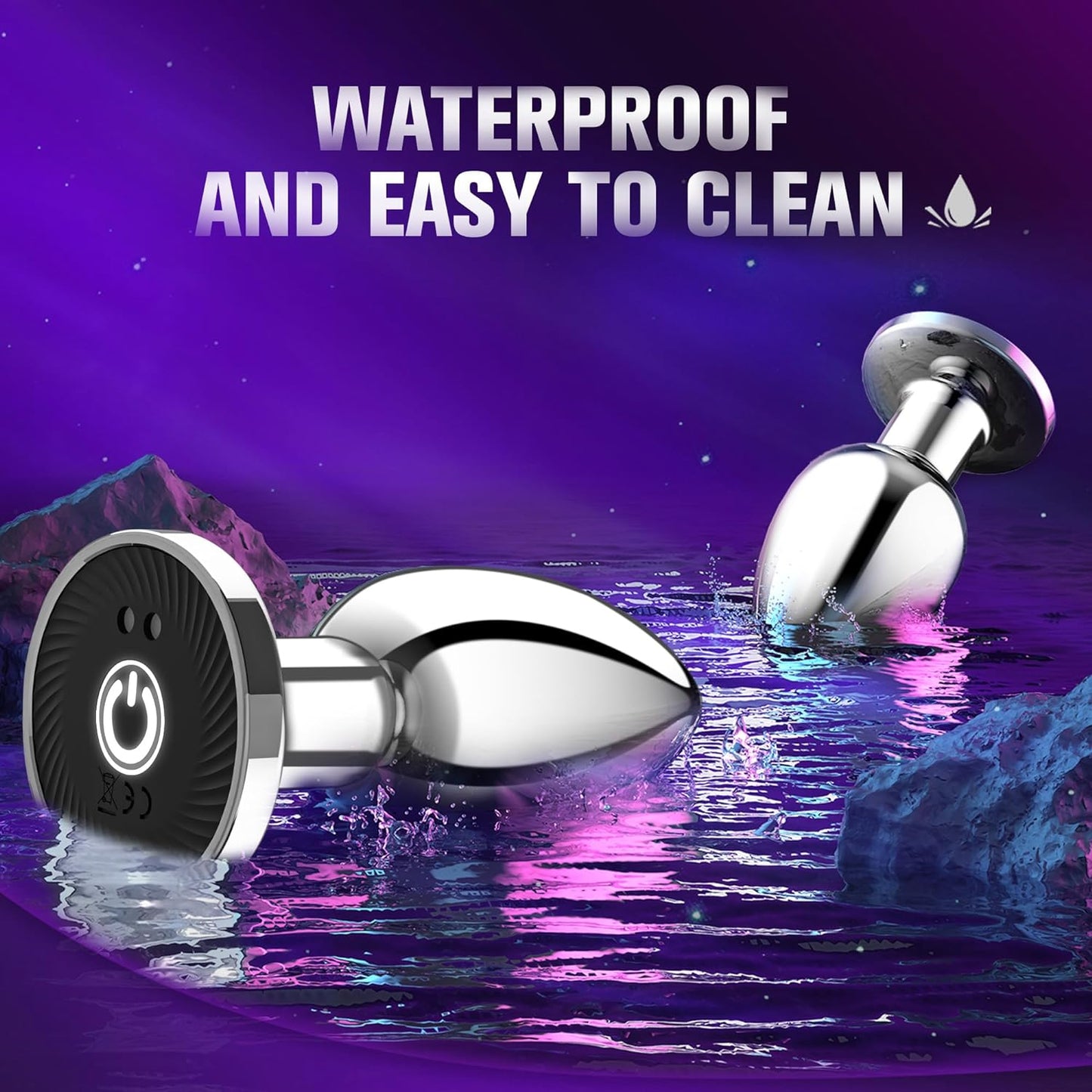 Plug Anal Anal Toys Butt Plug avec 10 Modes Vibrateur Télécommandé