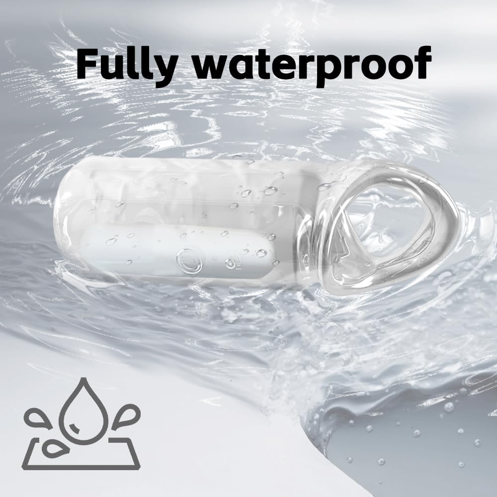 Vibrating Penis Cock Sleeve Ring Vibrator Extender with 9 Stimulation Modes