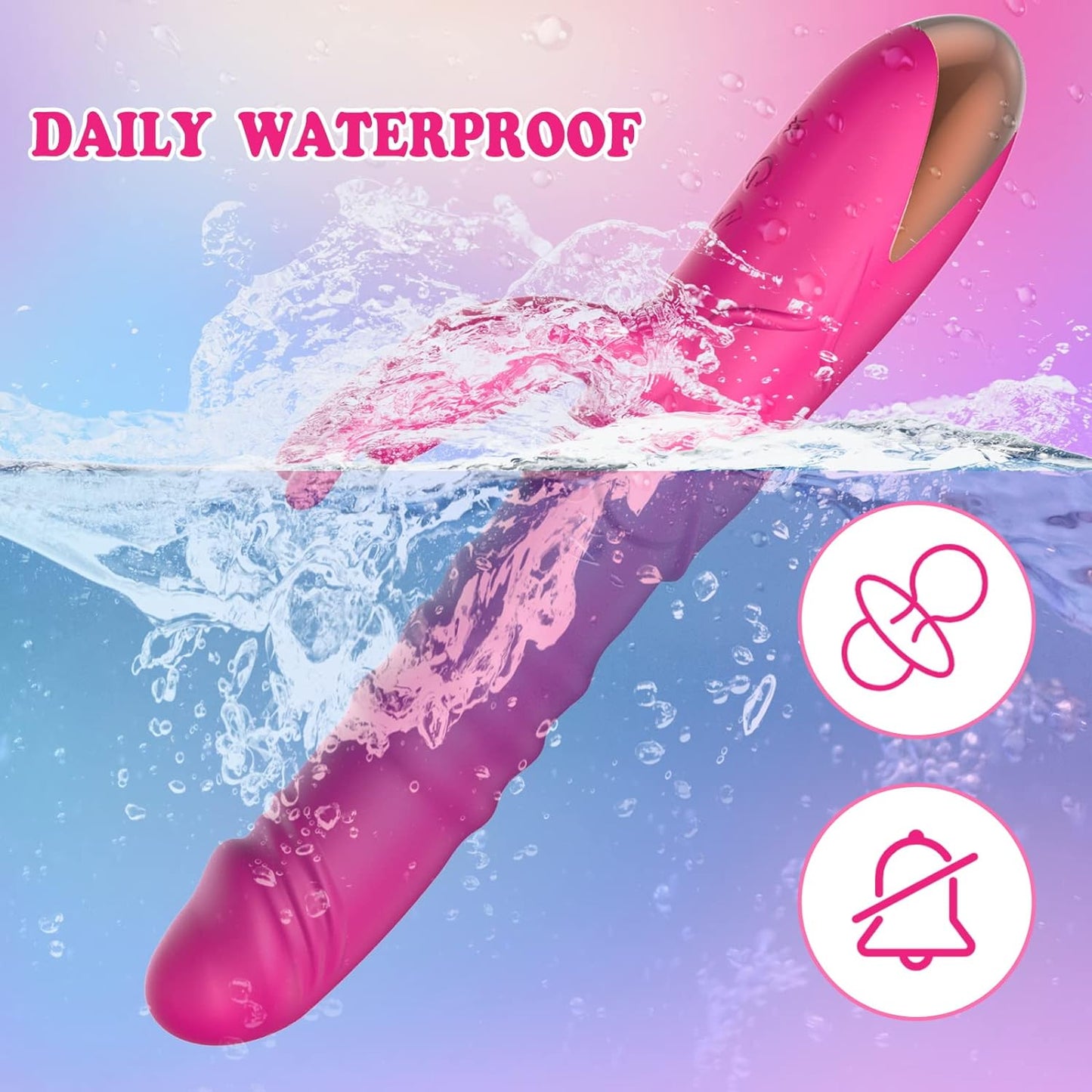 3 modes de poussée et 10 modes de vibration Vibromasseur Rabbit
