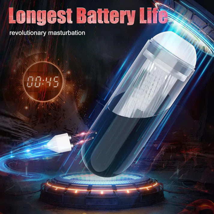 3 IN 1 Automatic Male Masturbator Stroker with 10 Vibrating & 5 Sucking Modes