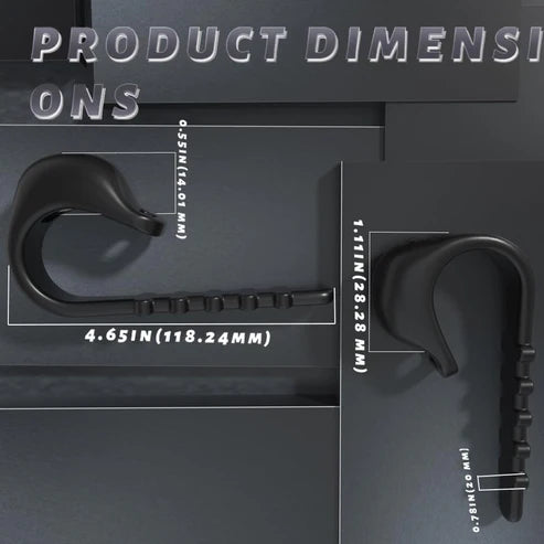 E-stim Adjustable Cock Ring Penis Trainer Vibrator with 5 Electro Shock Modes
