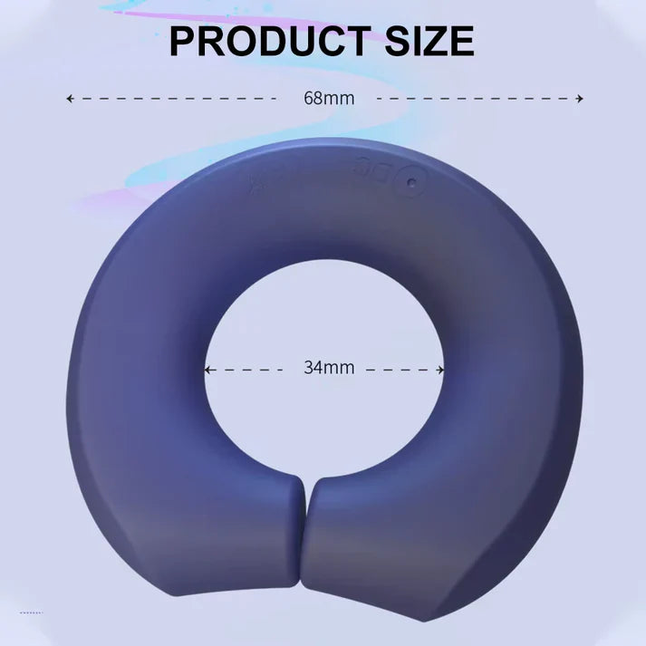 Adjustable Cock Penis Ring Glans Stimulator Delay Ejaculation with 10 Vibration Modes