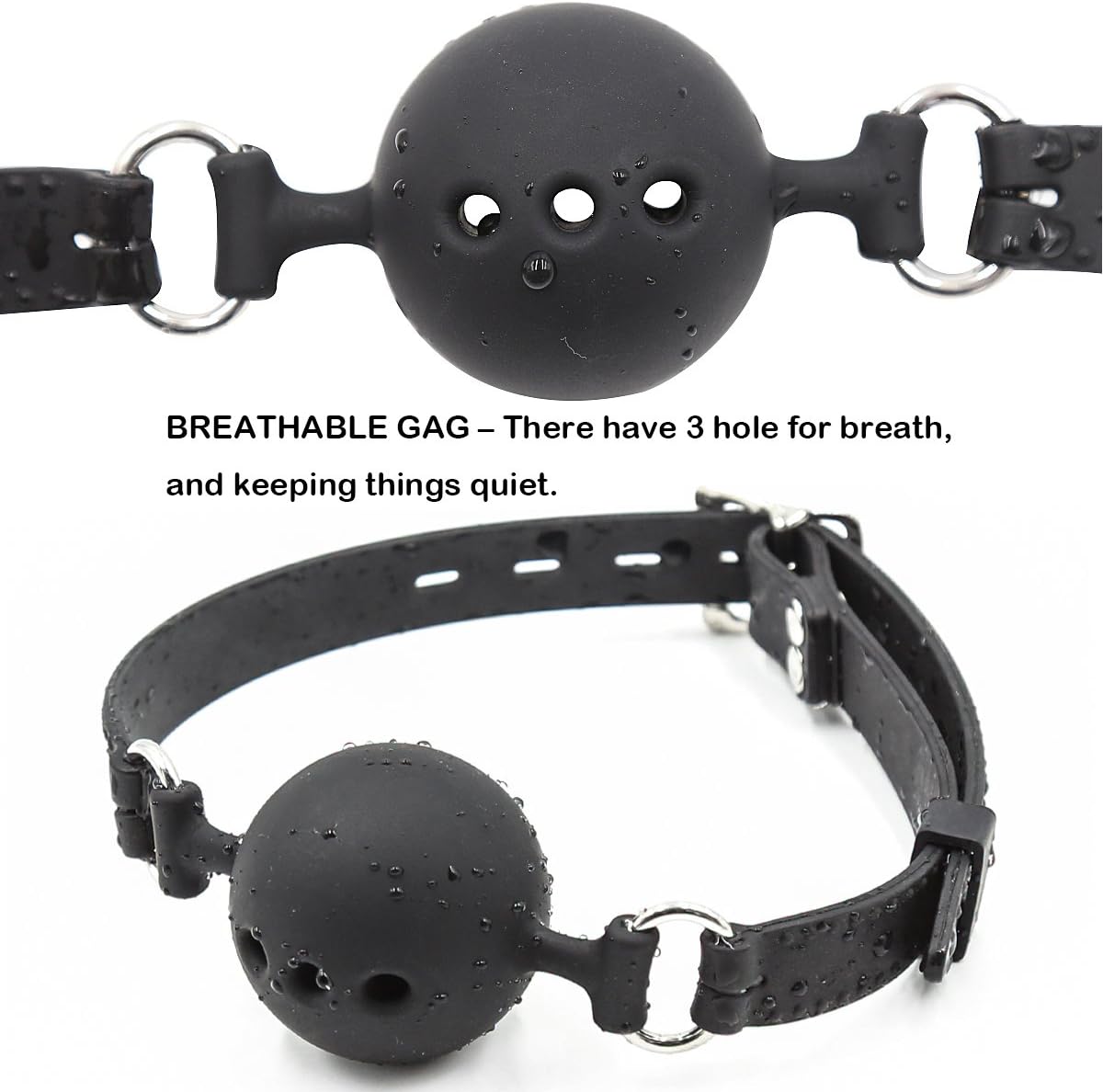 Breathable Ball Gag Bondage Restraints Sex Play Toys