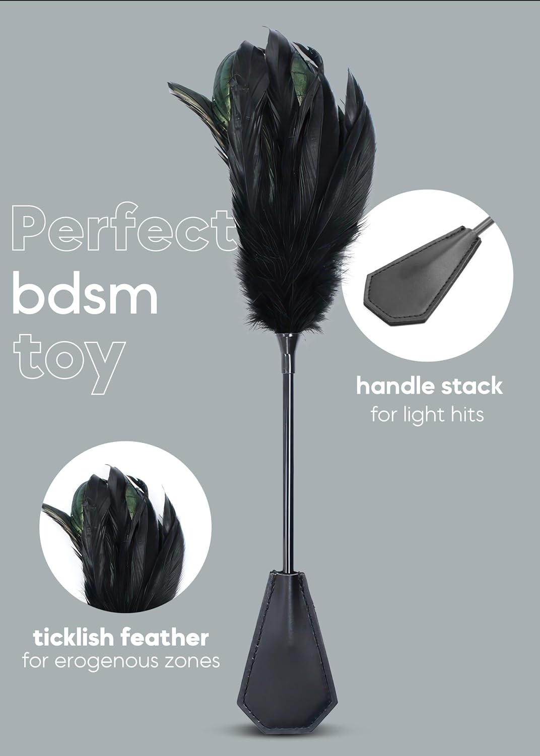 Faux Feather Tickler Cosplay Show Teaser Stick