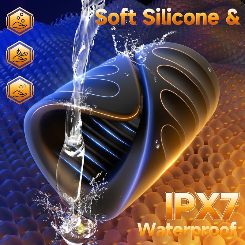 2 IN 1 Masturbator & Penis Trainer Glans Stimulator with 10 Vibration Modes