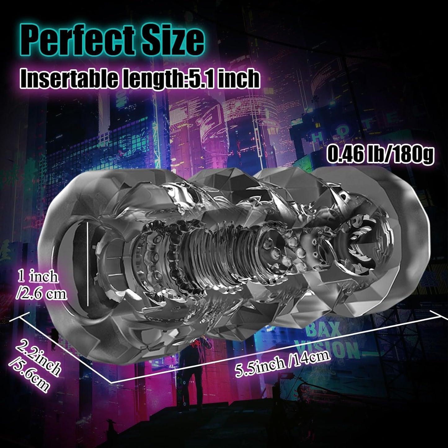 5D Pocket Pussy Stroker Penis Training Blowjob Masturbator