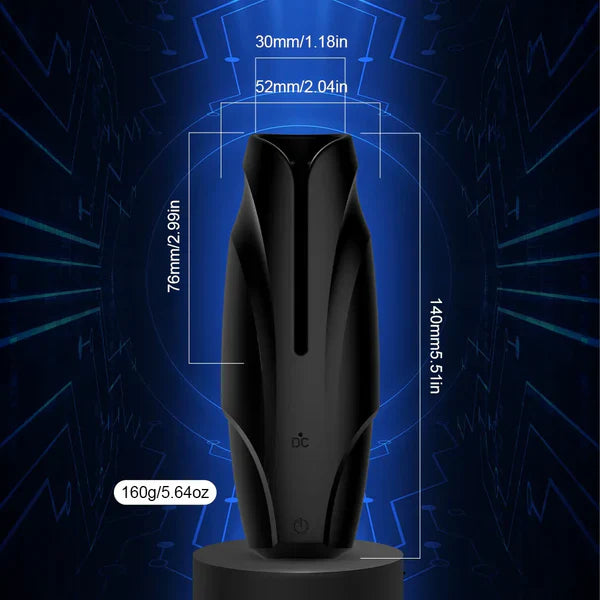 3 IN 1 Electric Penis Trainer Stroker Blowjob Masturbator with 10 Vibration Modes