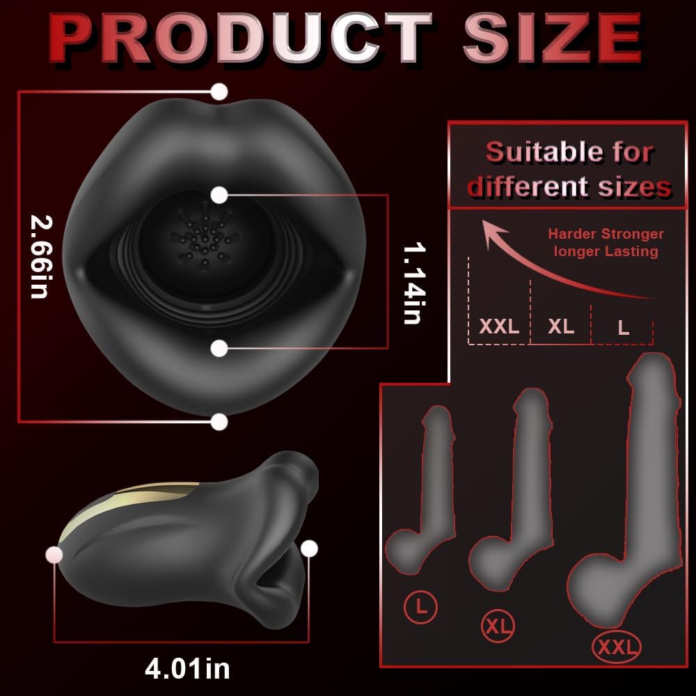 2 in 1 Automatic Masturbator Penis Trainer Stroker with 9 Vibrations