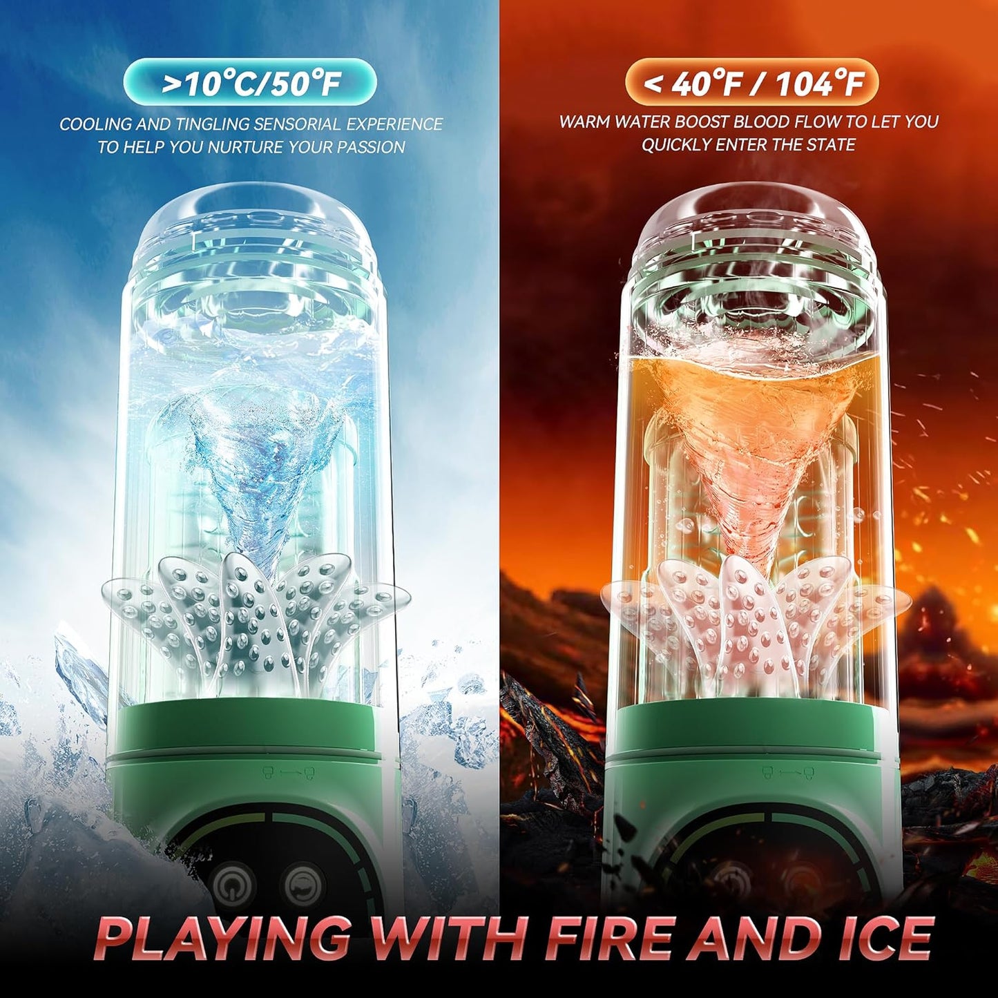 Automatic Masturbator Penis Pump with 3 Pump & 7 Thrusting Rotating Vibrating Sucking Modes