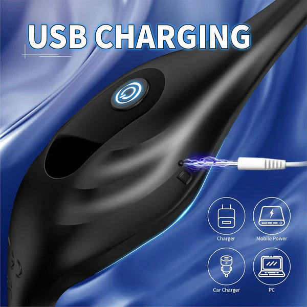 3 in 1 Anal Vibrator Prostate Massage Butt Plug with 9 Vibrating & Thrusting Modes