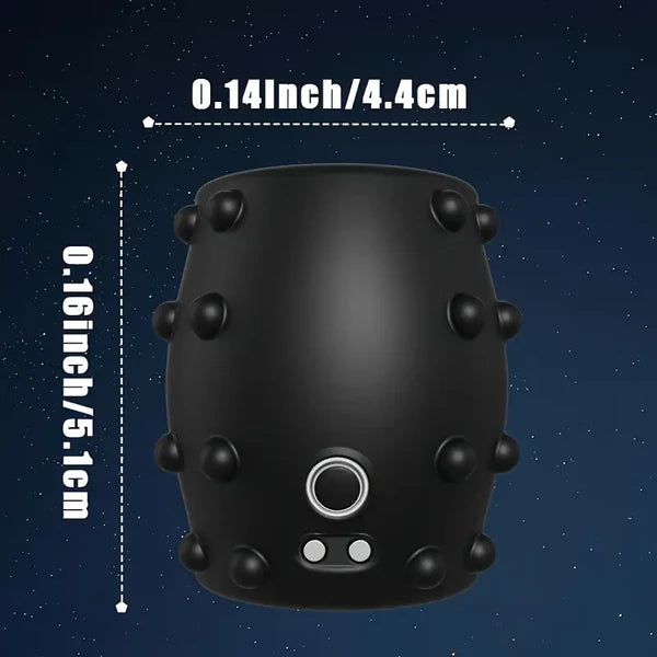 Electric Penis Trainer Vibrator Sleeve Enlarger Cock Ring with 10 Vibration Modes