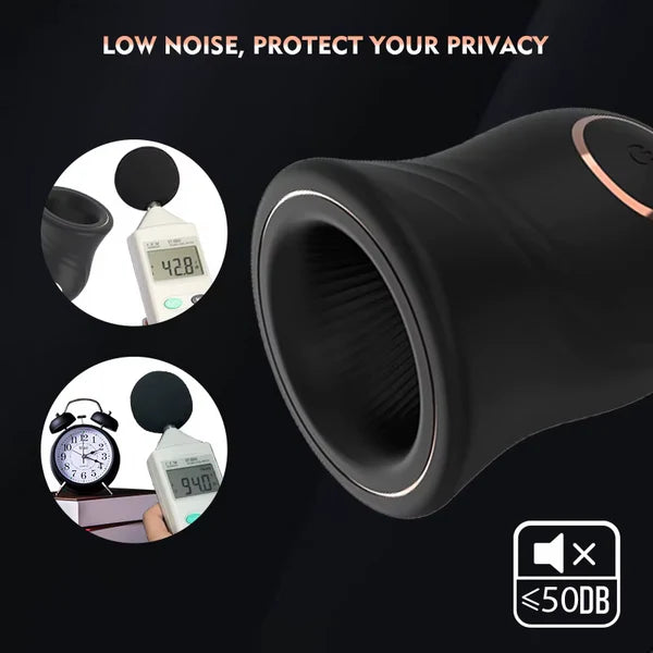 Automatic Masturbator Penis Trainer Vibrator Glans Massage with 12 Vibrations