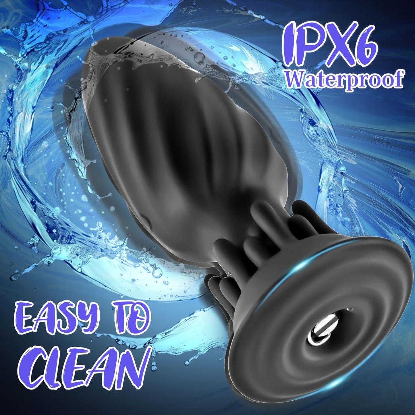 Anal Plug Prostate Massager 10 Vibrating & 360° Tornado Rotation Modes