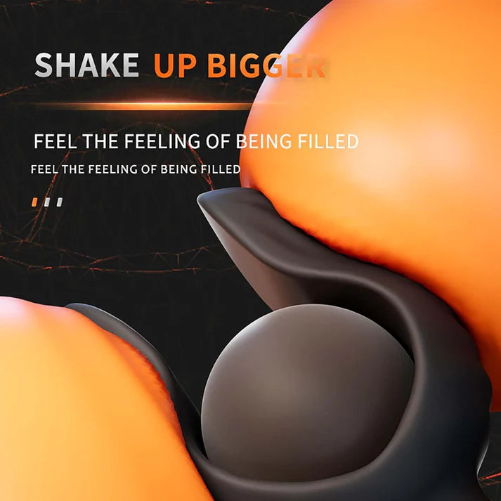 Inflatable Anal Plug Prostate Massager with 10 Vibration Modes