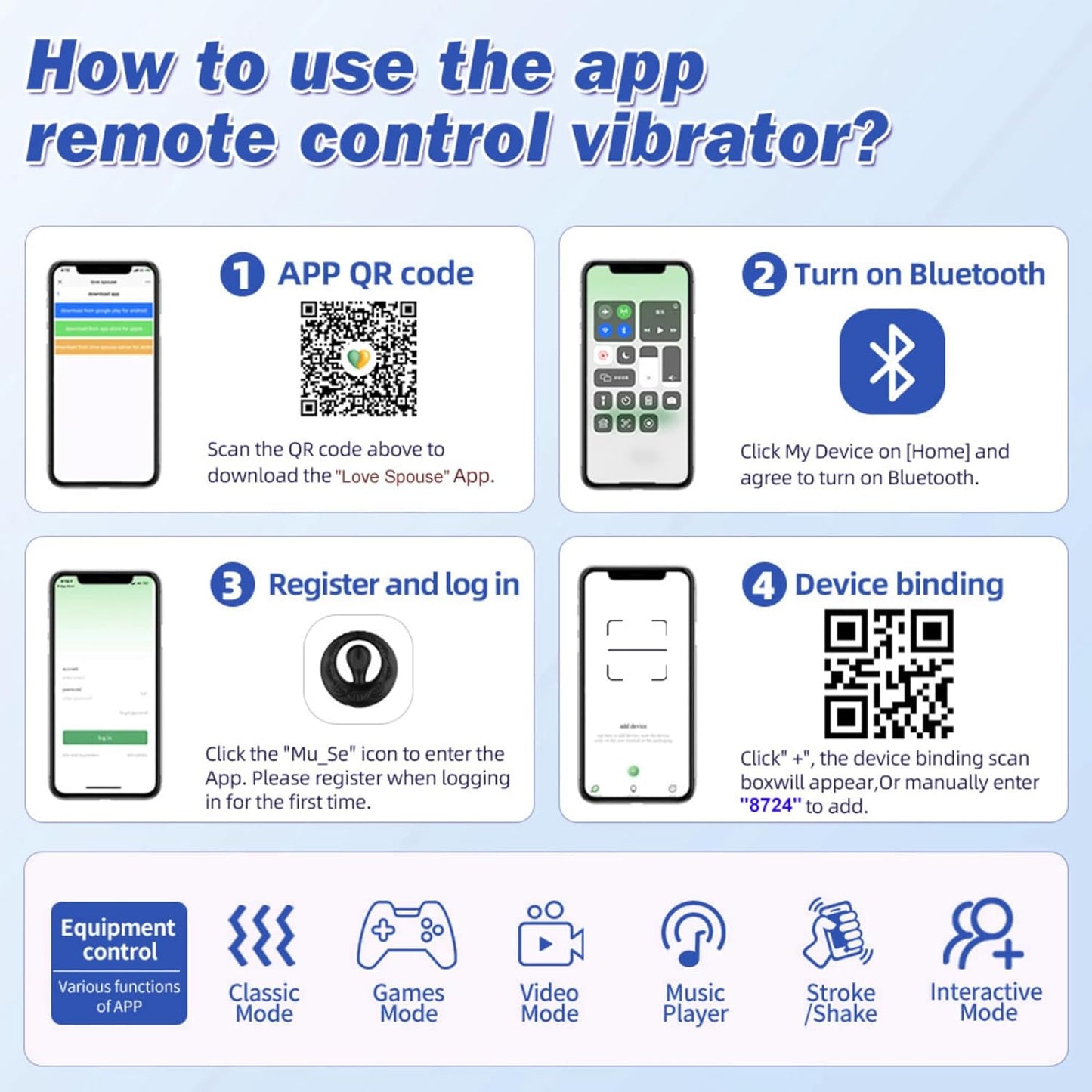 APP Pleasure Cock Ring Penis Vibrator Testicle Stimulator with 9 Vibration Modes