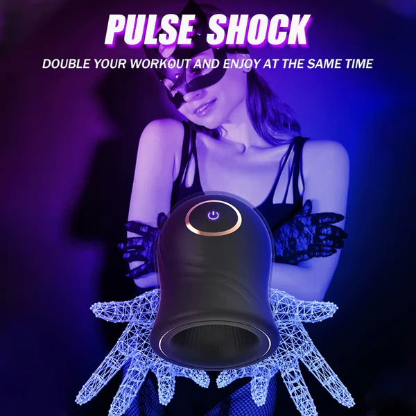 Automatic Masturbator Penis Trainer Vibrator Glans Massage with 12 Vibrations