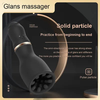 3 IN 1 Electric Penis Trainer Vibrator Masturbator with 7 Vibration Modes