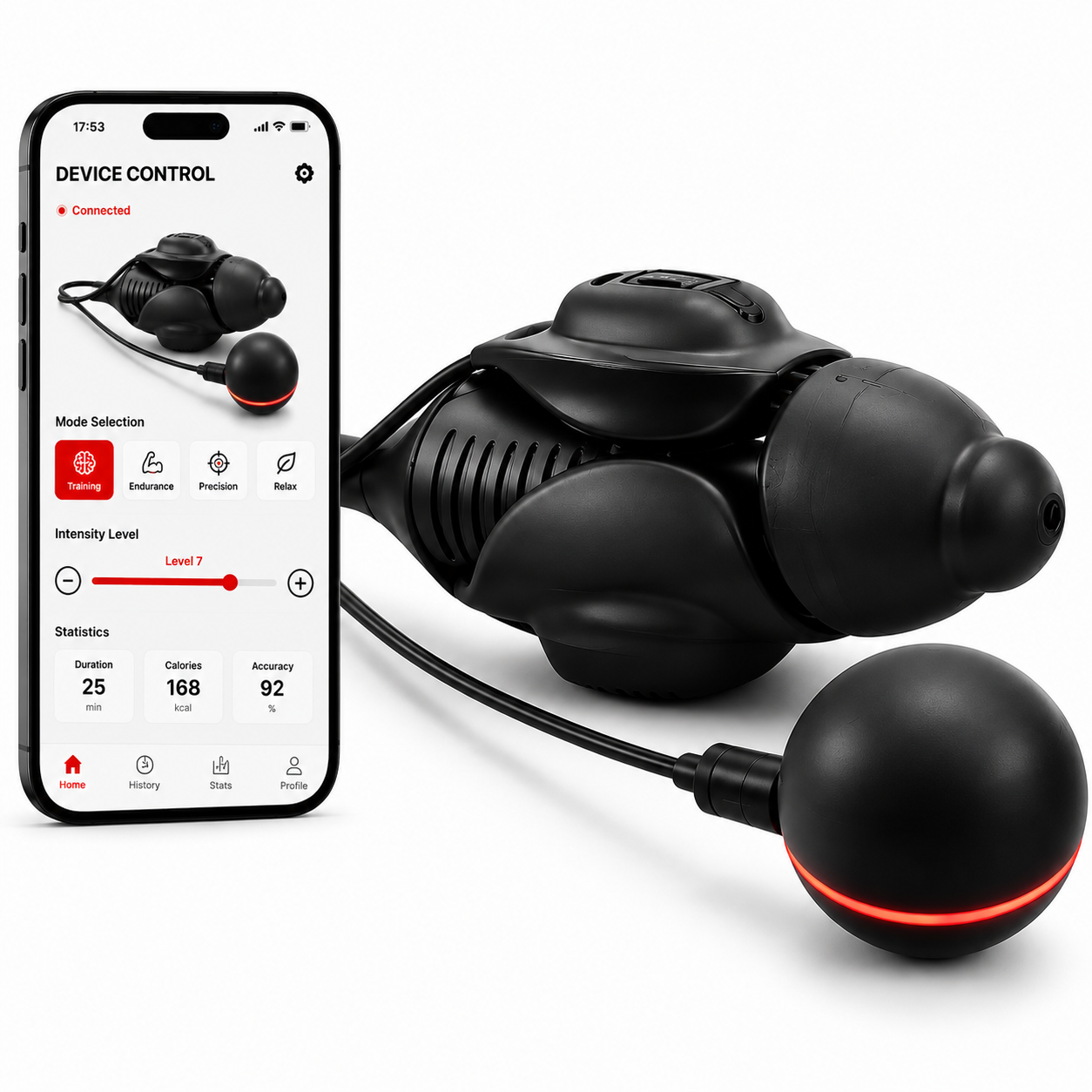 Electric Penis Trainer Glans Vibrator Masturbator with 10 Vibration Modes