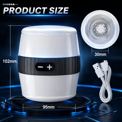 Automatic Penis Trainer Vibrator Machine Device Masturbator with 12 Vibration Levels