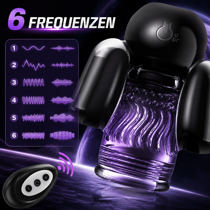 Penis Vibrator Glans Training Device Stimulator Masturbator with 6 Frequencies