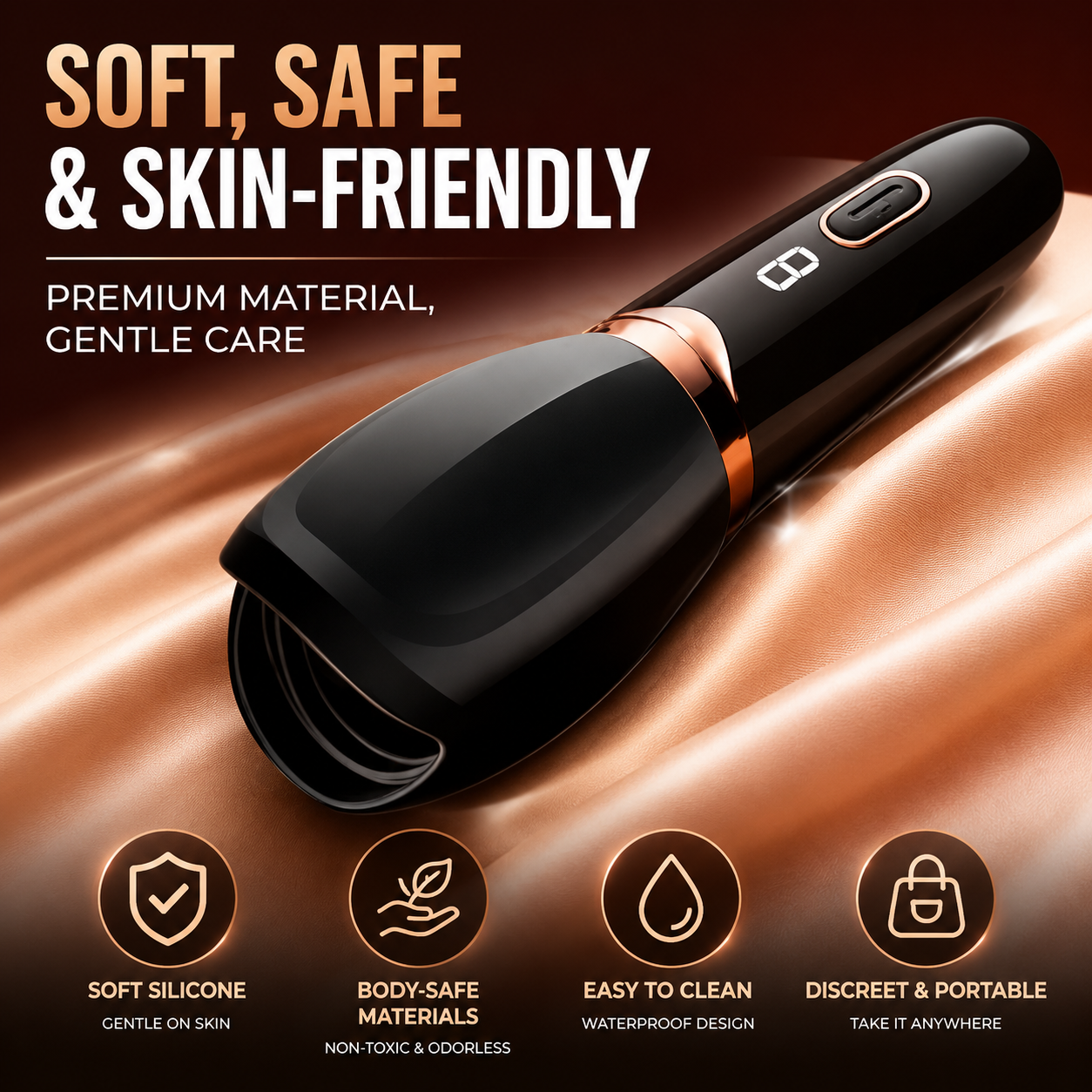 APP Smart Control Penis Trainer Vibrator Stimulator with 10 Powerful Vibration Modes