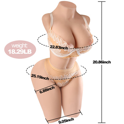 Peggy - 20.94LB Torso Sexy Doll With Slim Waist And Big Ass