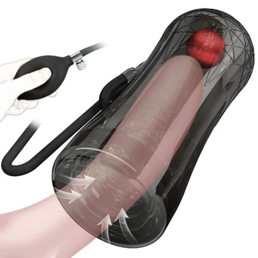 Penis Enlargement Vacuum Sucking Penis Pump Exerciser Male Masturbator