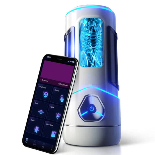 Automatic Masturbator Penis Trainer Vibrator Stroker with 10 Vibration Modes