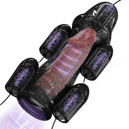 Vacuum Extender Penis Trainer Vibrator Masturbator with 5 Vibration Modes