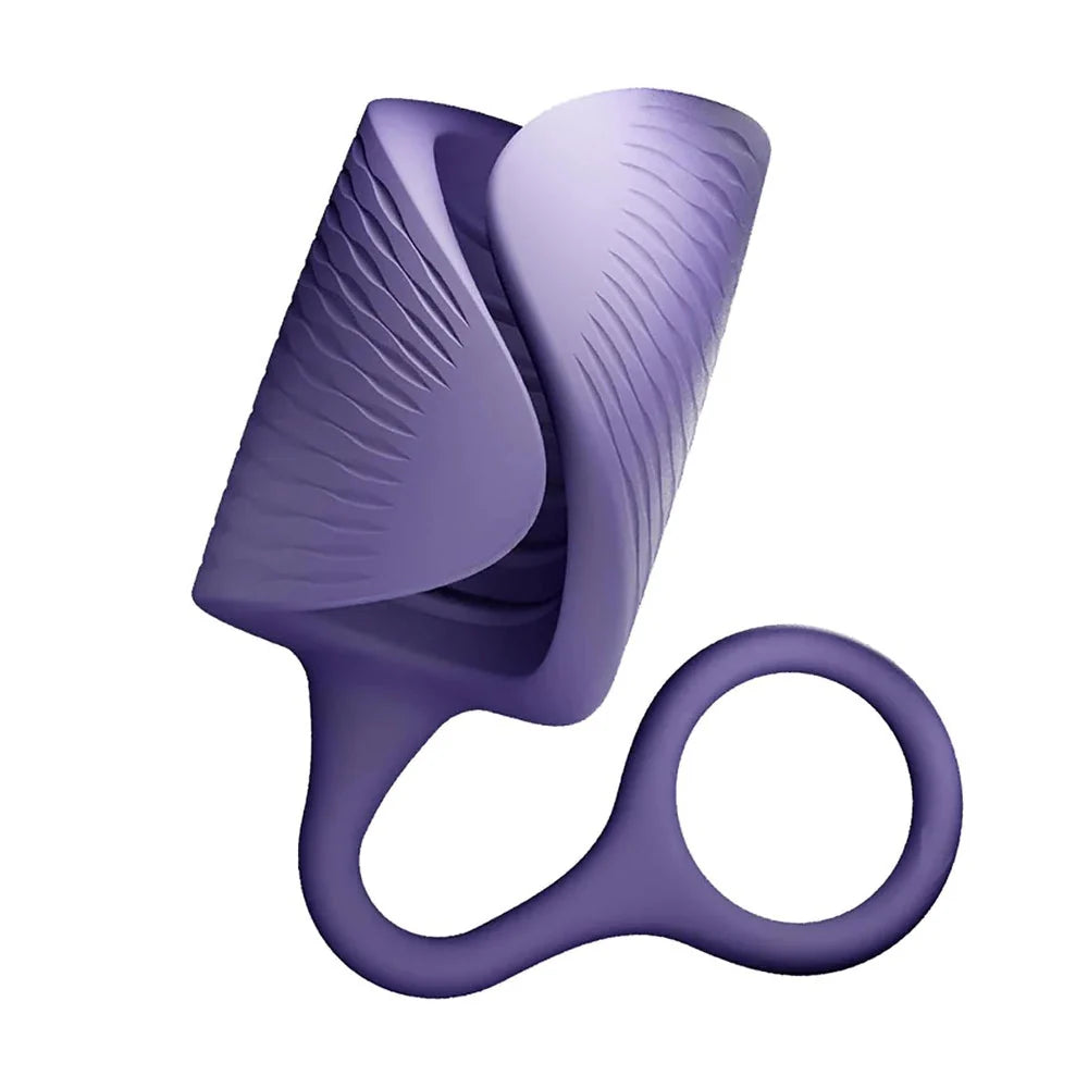 Penis Trainer Vibrator Cock Ring Massager with 10 Powerful Vibration Modes
