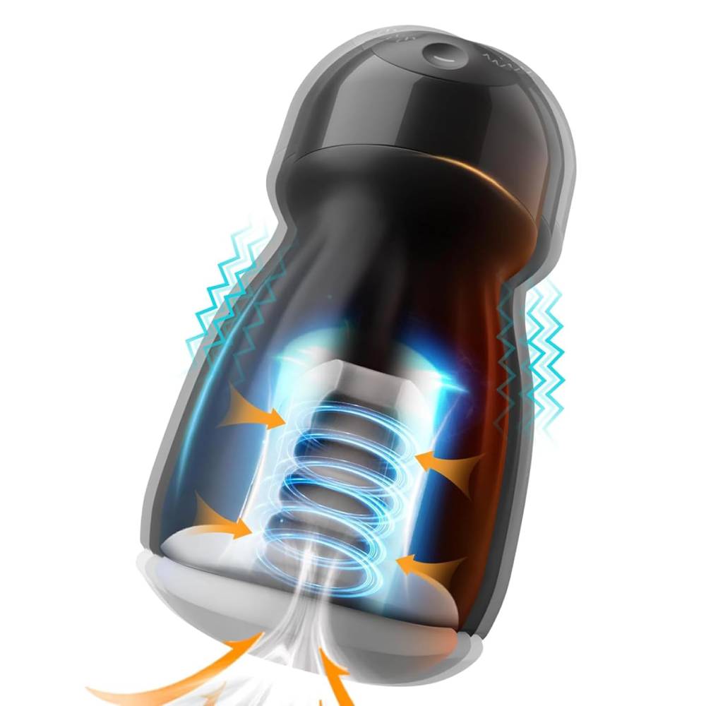 360°Full Wrapping Masturbator Penis Trainer with 10 Vibrating & Training Modes