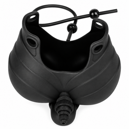 Adjustable Penis Ring Scrotum Pouch Glans Vibrator with 10 Vibration Modes