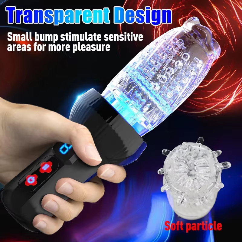 Gawk Gawk 6000 4.0 Version Torch 9 *9 Thrusting Rotating Penis Stroker Male Masturbator