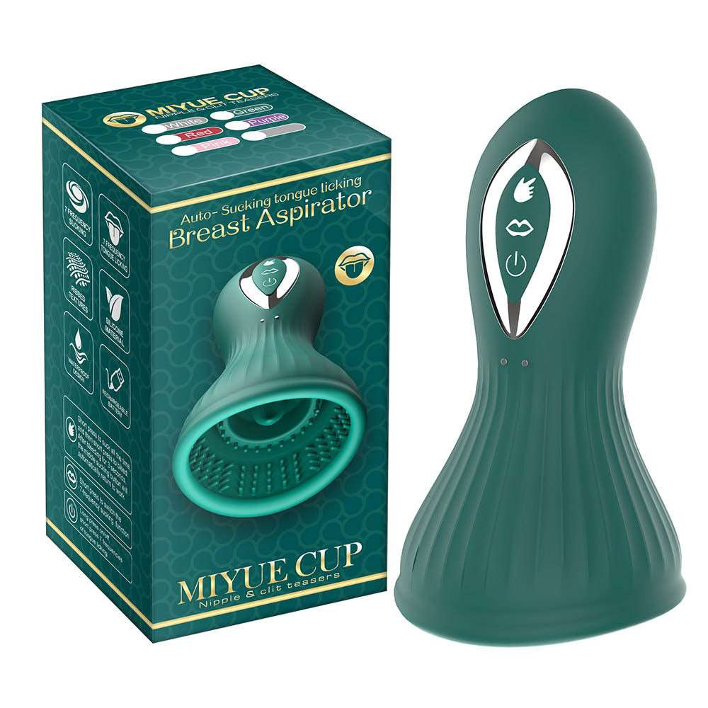 7 Sucking Modes & 7 Tongue Vibration Modes Automatic Sucking Masturbation Cup