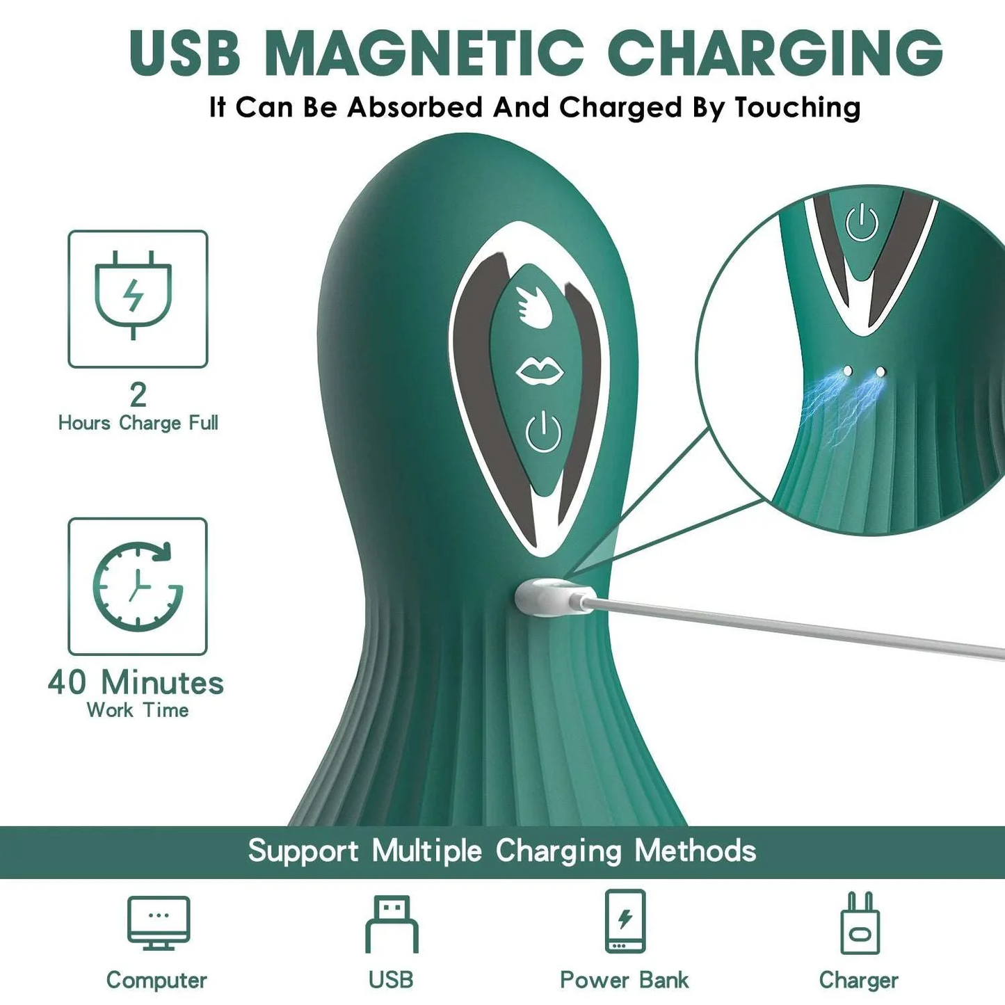 7 Sucking Modes & 7 Tongue Vibration Modes Automatic Sucking Masturbation Cup