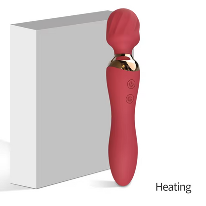 12-Speed Heating AV Vibrator Magic Wand mit Klitoris-Stimulation und G-Punkt Massager für Frauen