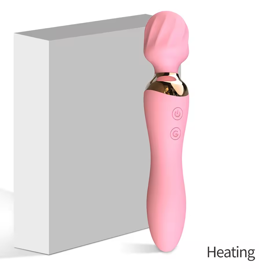 12-Speed Heating AV Vibrator Magic Wand mit Klitoris-Stimulation und G-Punkt Massager für Frauen