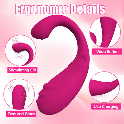 Smart App control Clitoris G-spot Vibrator Massager with 9 Intense Vibrations