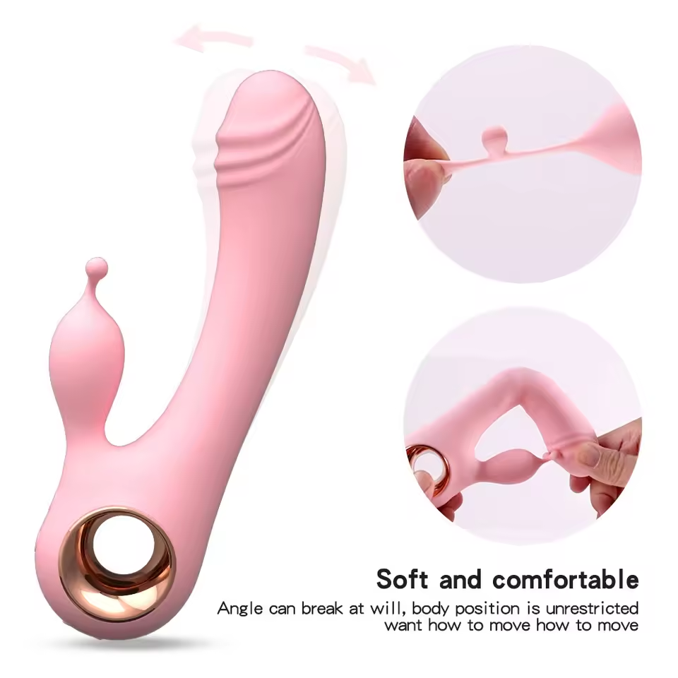 Rabbit Vibrator Vaginal Massager with 10 Vibration Modes