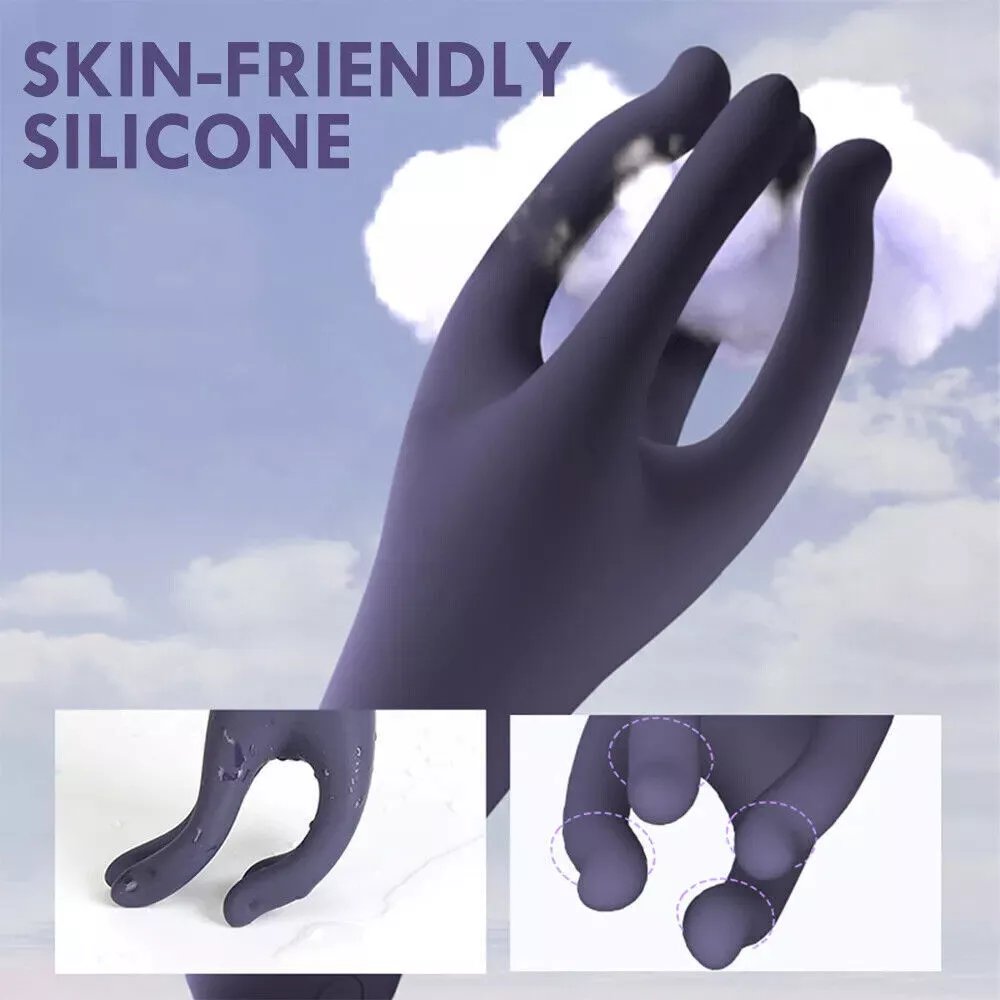 Flexible Strip Glans Stimulator Male Masturbator with 10 Vibration Modes