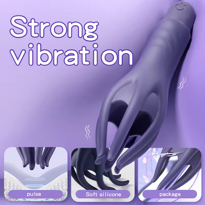 OCTOPUS Electric Penis Vibrator Glans Trainer with Strong Vibration