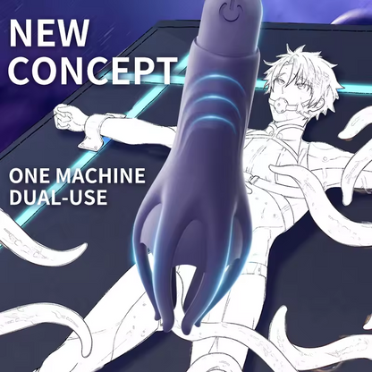 OCTOPUS Electric Penis Vibrator Glans Trainer with Strong Vibration