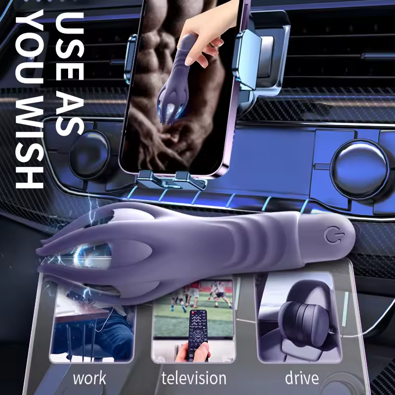 OCTOPUS Electric Penis Vibrator Glans Trainer with Strong Vibration