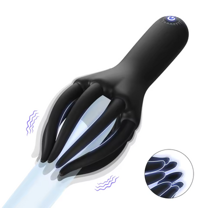 Glans Trainer Penis Vibrator Massager Male Masturbator with 10 Powerful Modes