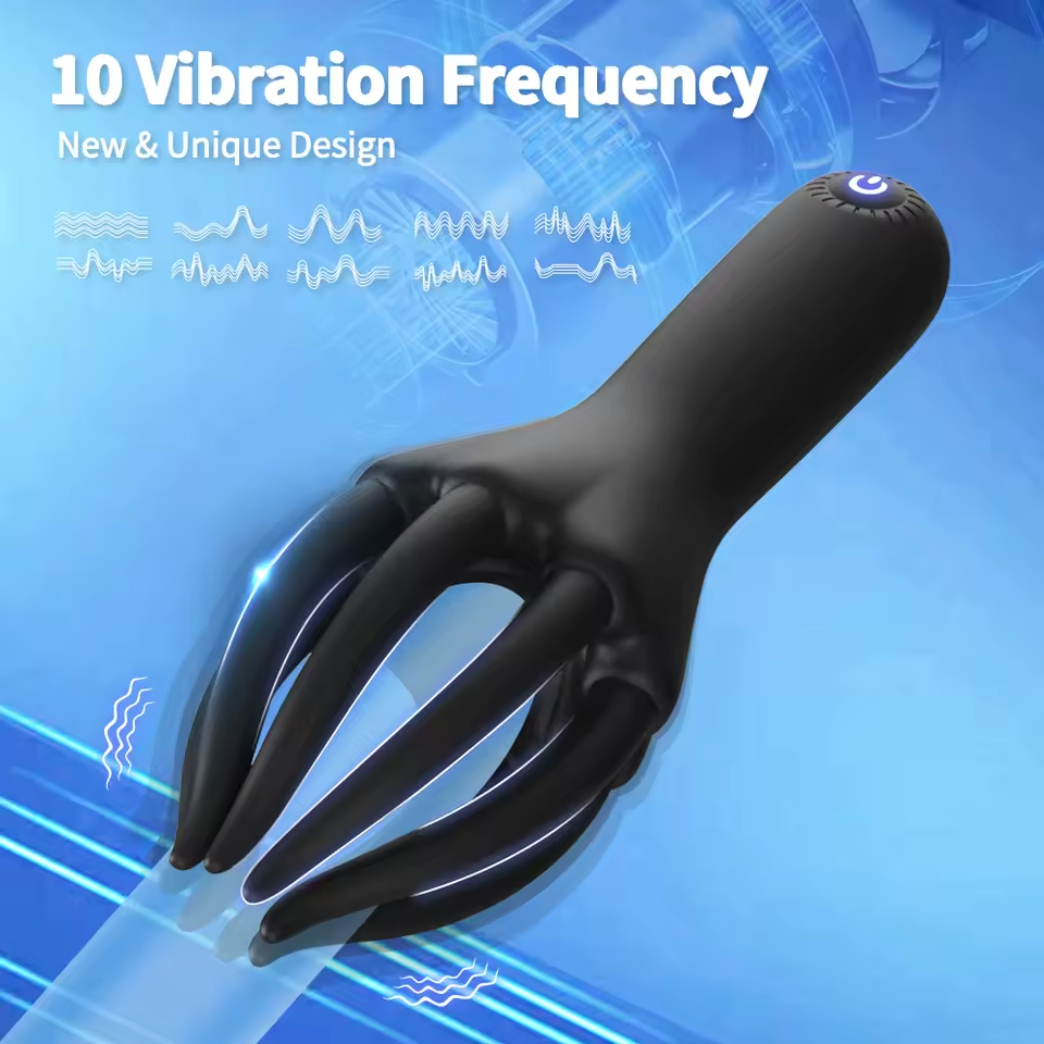 Glans Trainer Penis Vibrator Massager Male Masturbator with 10 Powerful Modes